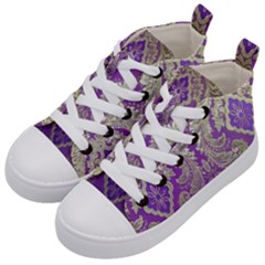 Kids  Mid-Top Canvas Sneakers 