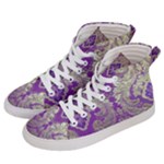 Purple & Gold  CBDOilPrincess E70d1a7c-502f-48a3-839e-eea25bfe4633 Women s Hi-Top Skate Sneakers