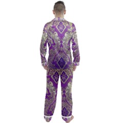 Men s Long Sleeve Satin Pajamas Set 
