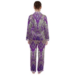 Women s Long Sleeve Satin Pajamas Set 