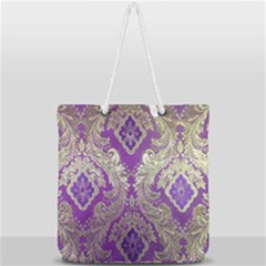 Full Print Rope Handle Tote (Large) 