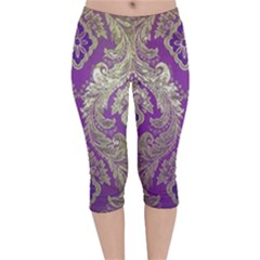 Velvet Capri Leggings  