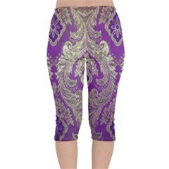 Velvet Capri Leggings  