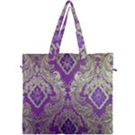 Purple & Gold  CBDOilPrincess E70d1a7c-502f-48a3-839e-eea25bfe4633 Canvas Travel Bag
