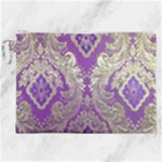 Purple & Gold  CBDOilPrincess E70d1a7c-502f-48a3-839e-eea25bfe4633 Canvas Cosmetic Bag (XXL)