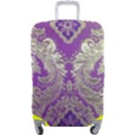 Purple & Gold  CBDOilPrincess E70d1a7c-502f-48a3-839e-eea25bfe4633 Luggage Cover (Large)