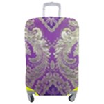 Purple & Gold  CBDOilPrincess E70d1a7c-502f-48a3-839e-eea25bfe4633 Luggage Cover (Medium)