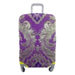 Purple & Gold  CBDOilPrincess E70d1a7c-502f-48a3-839e-eea25bfe4633 Luggage Cover (Small)