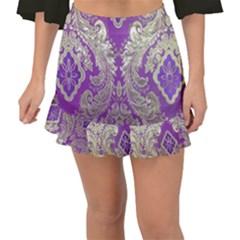 Fishtail Mini Chiffon Skirt 