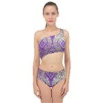 Purple & Gold  CBDOilPrincess E70d1a7c-502f-48a3-839e-eea25bfe4633 Spliced Up Two Piece Swimsuit