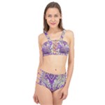 Purple & Gold  CBDOilPrincess E70d1a7c-502f-48a3-839e-eea25bfe4633 Cage Up Bikini Set