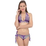 Purple & Gold  CBDOilPrincess E70d1a7c-502f-48a3-839e-eea25bfe4633 Tie It Up Bikini Set