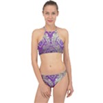 Purple & Gold  CBDOilPrincess E70d1a7c-502f-48a3-839e-eea25bfe4633 Racer Front Bikini Set