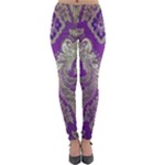Purple & Gold  CBDOilPrincess E70d1a7c-502f-48a3-839e-eea25bfe4633 Lightweight Velour Leggings