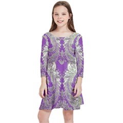 Kids  Quarter Sleeve Skater Dress 