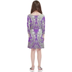 Kids  Quarter Sleeve Skater Dress 