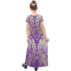 Kids  Short Sleeve Maxi Dress 