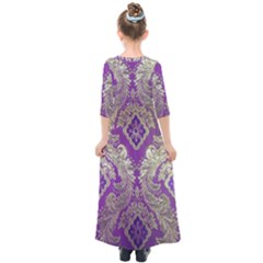 Kids  Quarter Sleeve Maxi Dress 
