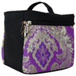 Purple & Gold  CBDOilPrincess E70d1a7c-502f-48a3-839e-eea25bfe4633 Make Up Travel Bag (Big)