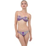 Purple & Gold  CBDOilPrincess E70d1a7c-502f-48a3-839e-eea25bfe4633 Classic Bandeau Bikini Set
