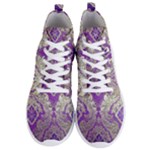 Purple & Gold  CBDOilPrincess E70d1a7c-502f-48a3-839e-eea25bfe4633 Men s Lightweight High Top Sneakers