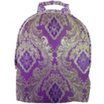 Purple & Gold  CBDOilPrincess E70d1a7c-502f-48a3-839e-eea25bfe4633 Mini Full Print Backpack