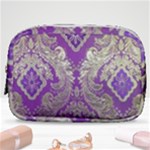 Purple & Gold  CBDOilPrincess E70d1a7c-502f-48a3-839e-eea25bfe4633 Make Up Pouch (Small)