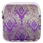 Purple & Gold  CBDOilPrincess E70d1a7c-502f-48a3-839e-eea25bfe4633 Mini Square Pouch