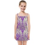 Purple & Gold  CBDOilPrincess E70d1a7c-502f-48a3-839e-eea25bfe4633 Kids  Summer Sun Dress