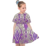Purple & Gold  CBDOilPrincess E70d1a7c-502f-48a3-839e-eea25bfe4633 Kids  Sailor Dress