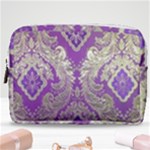 Purple & Gold  CBDOilPrincess E70d1a7c-502f-48a3-839e-eea25bfe4633 Make Up Pouch (Medium)