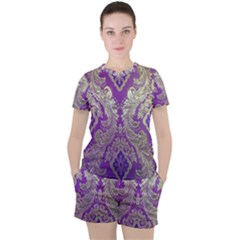 Women s Mesh T-Shirt and Shorts Set 