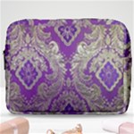 Purple & Gold  CBDOilPrincess E70d1a7c-502f-48a3-839e-eea25bfe4633 Make Up Pouch (Large)