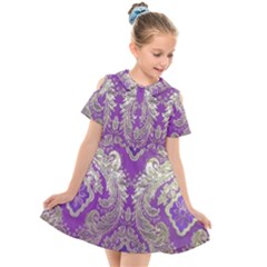 Kids  Short Sleeve Shirt Dress 