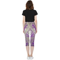 Inside Out Lightweight Velour Capri Leggings  