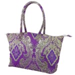 Purple & Gold  CBDOilPrincess E70d1a7c-502f-48a3-839e-eea25bfe4633 Canvas Shoulder Bag
