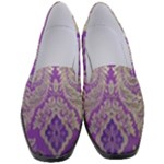 Purple & Gold  CBDOilPrincess E70d1a7c-502f-48a3-839e-eea25bfe4633 Women s Classic Loafer Heels