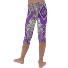 Kids  Lightweight Velour Capri Leggings  