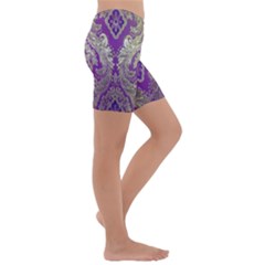 Kids  Lightweight Velour Capri Yoga Leggings 