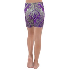Kids  Lightweight Velour Capri Yoga Leggings 