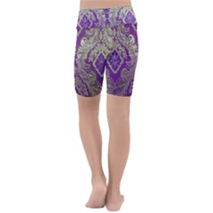 Kids  Lightweight Velour Cropped Yoga Leggings 