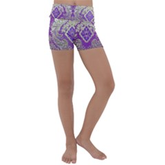 Kids  Lightweight Velour Yoga Shorts 
