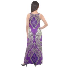 Sleeveless Velour Maxi Dress 