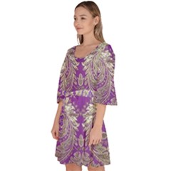 Velour Kimono Dress 
