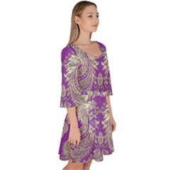Velour Kimono Dress 
