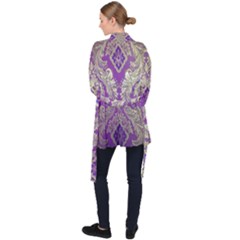 Long Sleeve Velvet Kimono  