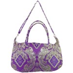 Purple & Gold  CBDOilPrincess E70d1a7c-502f-48a3-839e-eea25bfe4633 Removal Strap Handbag