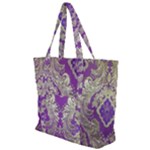 Purple & Gold  CBDOilPrincess E70d1a7c-502f-48a3-839e-eea25bfe4633 Zip Up Canvas Bag
