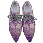 Purple & Gold  CBDOilPrincess E70d1a7c-502f-48a3-839e-eea25bfe4633 Pointed Oxford Shoes