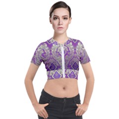 Short Sleeve Cropped Jacket 